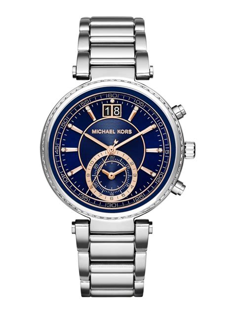 Michael Kors Women's Sawyer Blue Dial Watch MK6224